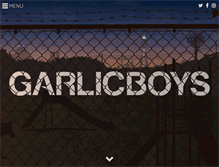 Tablet Screenshot of garlicboys.net